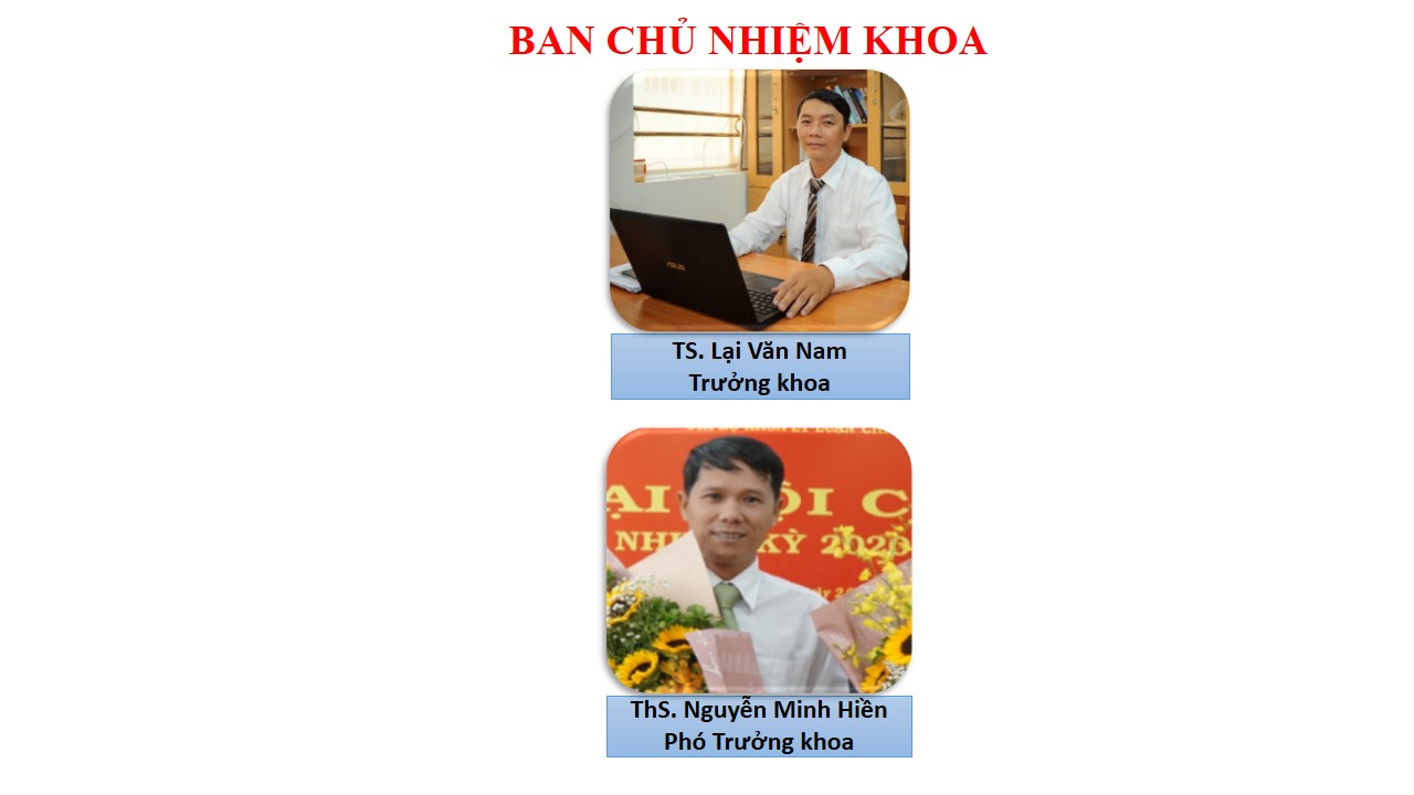 BAN CHỦ NHIỆM KHOA LÝ LUẬN CHÍNH TRỊ